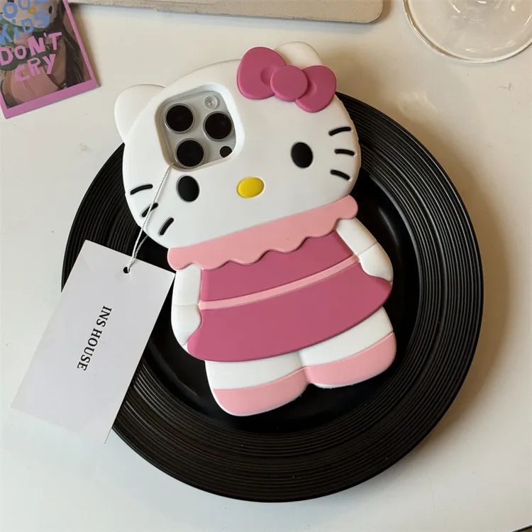 适用苹果系列iPhone15ins日韩14pro立体可爱猫咪13p新款12壳