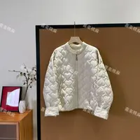 喜樂  2025爱心绗线夹克棉服外套秋冬季新款时尚简约纯色百搭女士