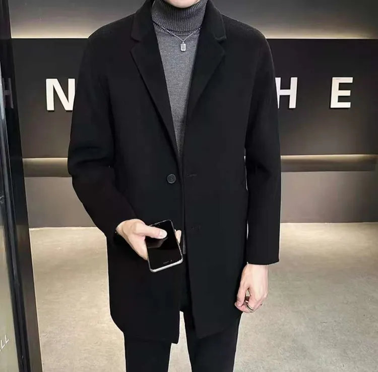 男士精品羊毛大衣/时尚穿搭