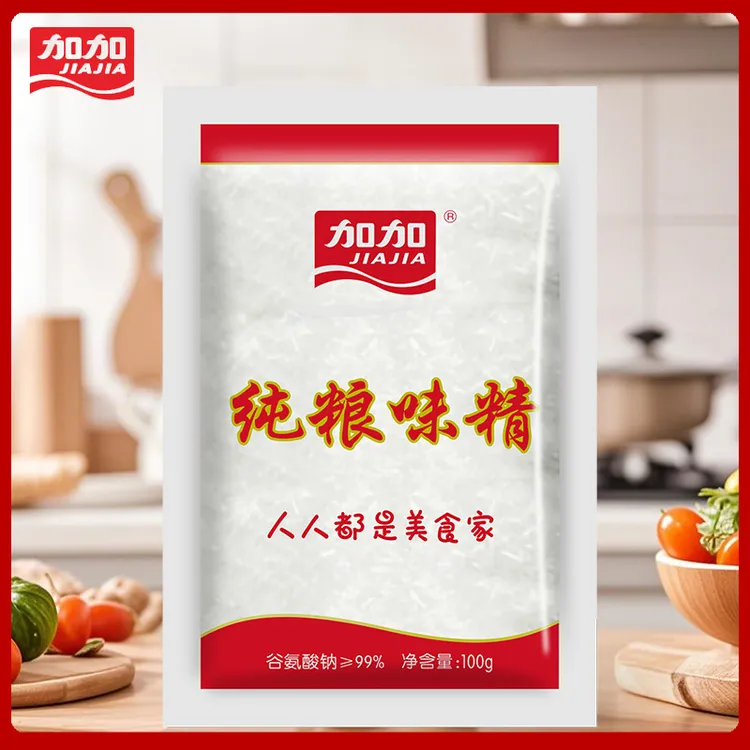 加加纯粮味精鲜玉米发酵甄选原料料细颗粒大家用特增鲜厨房调味品