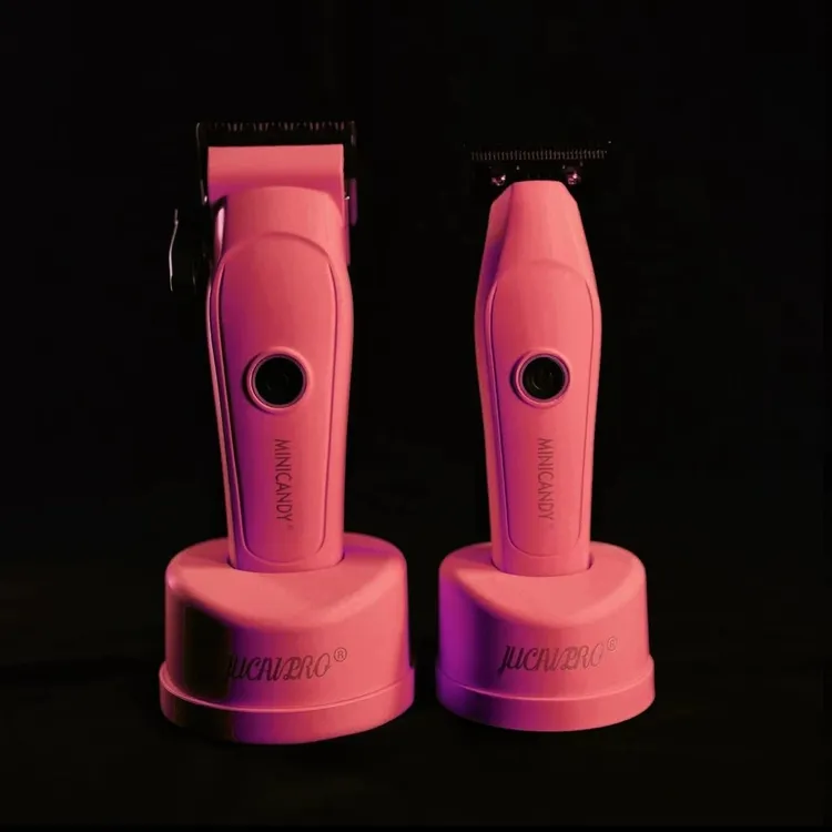 聚彩MINI旗舰新款糖果迷你黄小胖推剪强磁无刷电机440c弧形碳钢