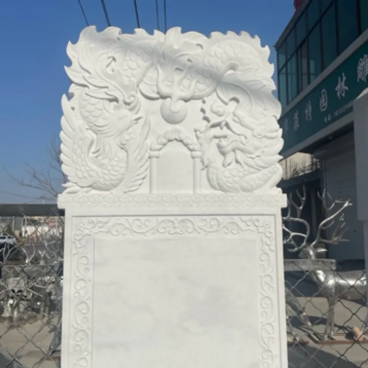 花岗岩石材汉白玉农村刻字功德石碑