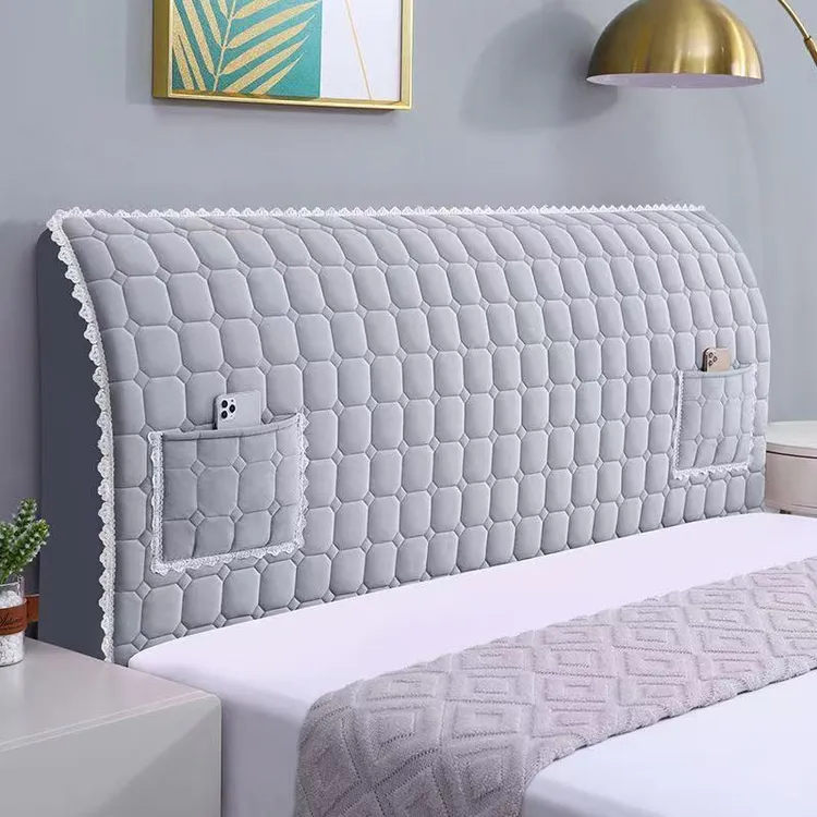 新款高档床头罩全包加厚软包床头套罩通用防尘木床靠背防撞保护套