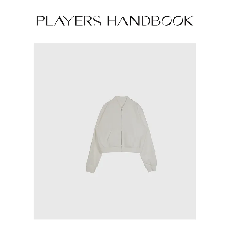 Players HandbooK 极简拉链卫衣开衫休闲复古棒球服外套PH2238