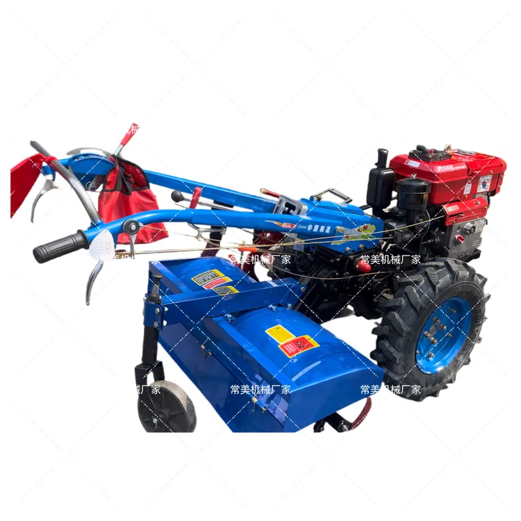 山东常美手扶拖拉机山东常美10-11马力手摇电启动旋耕开沟施肥