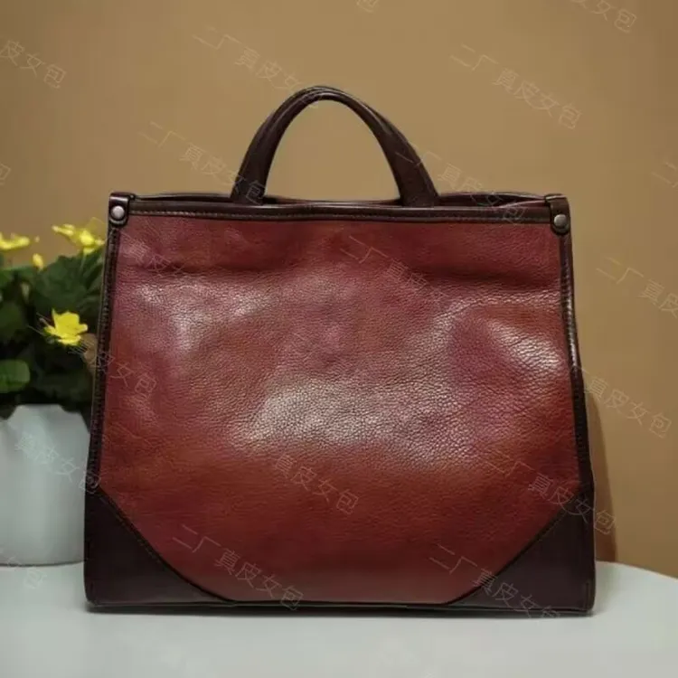 二厂头层植鞣牛皮女包9134