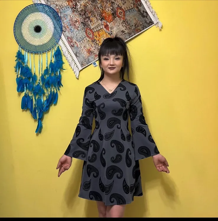 2025时尚新款腰果花连衣裙03号