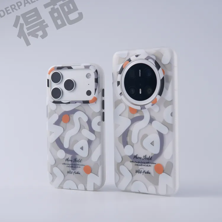 得葩时尚涂鸦潮酷苹果17promax磁吸手机壳iPhone16艺术防摔14/15