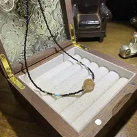天然老矿料黄塔晶黄水晶锁骨链项链-多样性发其一V258