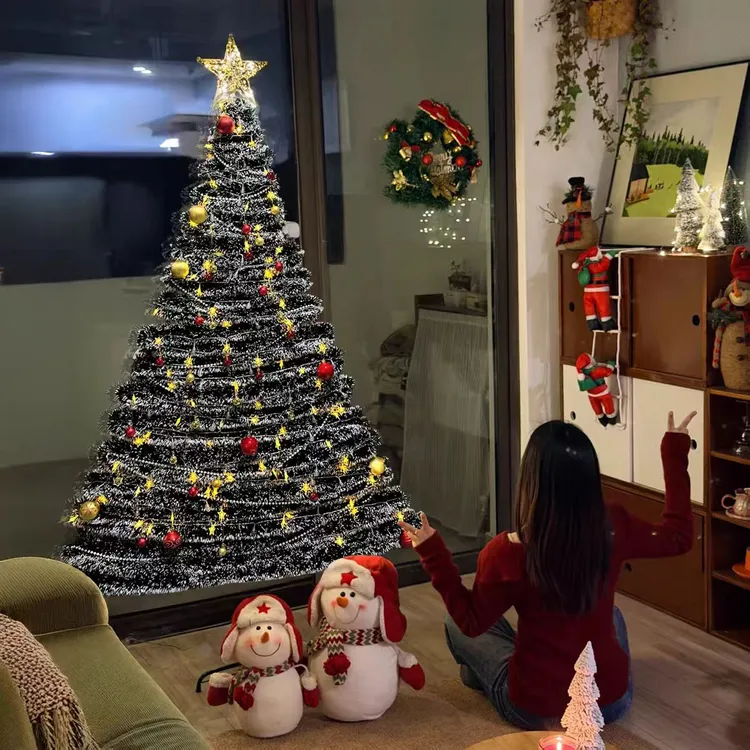 圣诞节家用客厅玻璃窗布置装饰手工diy吸盘挂钩圣诞树材料包全套