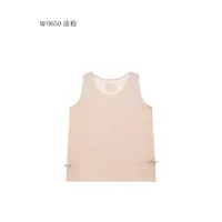 【麻訪家】MF0650淡粉文艺简约舒适宽松显瘦百搭背心