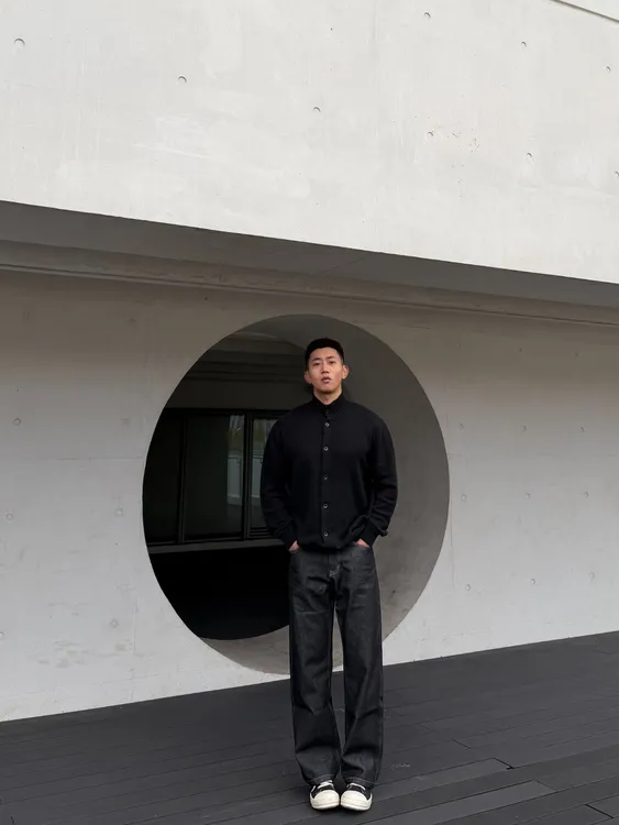 Le.Cut 限定原牛水洗做旧牛仔神裤