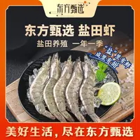 东方甄选自营盐田虾生冻1.2kg/熟冻1.5kg 鲜美饱满壳薄烧烤家宴