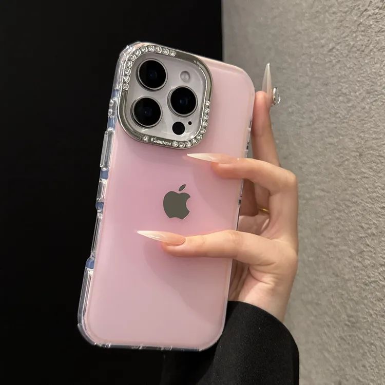 高级感个性纯色适用苹果17promax手机壳简约iPhone16创意15时尚14