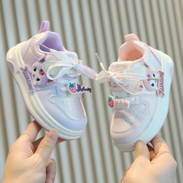 女童运动鞋2025春秋新款儿童休闲板鞋轻便小女孩卡通鞋软底宝宝鞋
