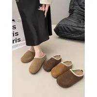 秋休闲款法式拖鞋女新款配裙子包头拖鞋6222-8