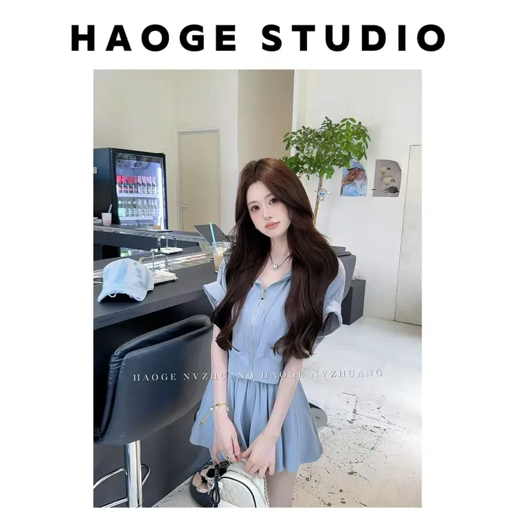 浩哥严选●尼斯周末HGX5TZ1617A套装预显瘦小众减龄温柔时尚日常款