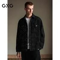 【新品】GXG男装复古格子小香风外套长袖夹克25年秋新款#G25D213108