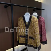 深圳货 秋季小香风老钱气质外套设计师款