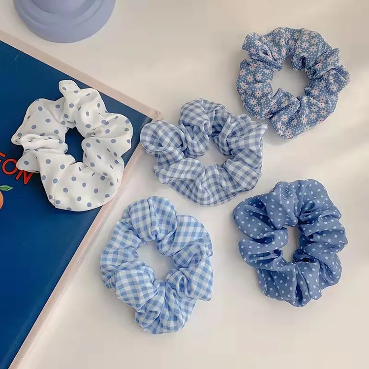 大肠发圈ins甜美超仙学生款发绳皮筋法式头绳猪大肠圈高弹力马尾