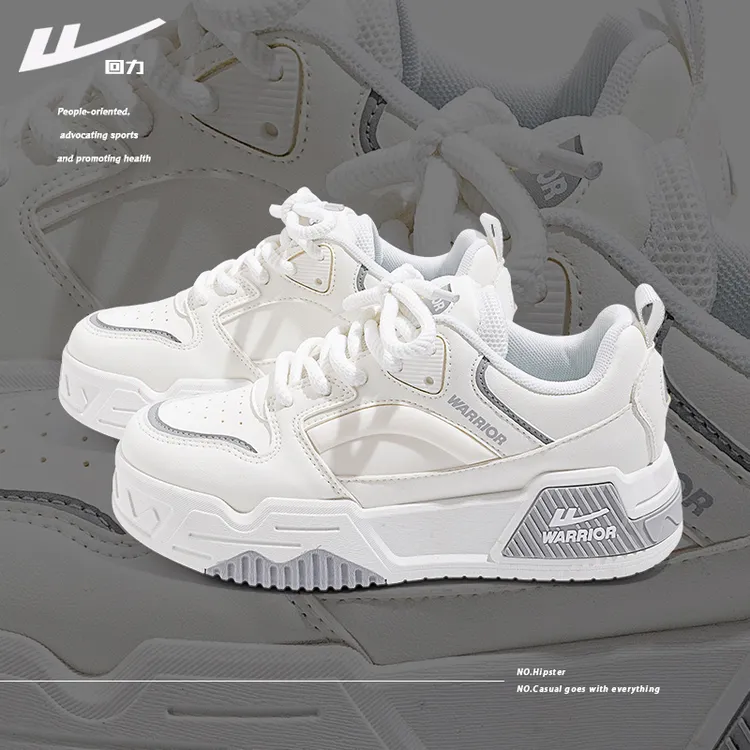 回力鞋子男款厚底板鞋2025秋季潮流新款增高运动休闲时尚小白鞋男