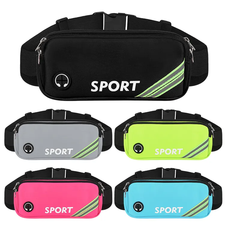 新款运动腰包多功能跑步隐形贴身防水健身马拉松男女士弹力手机包