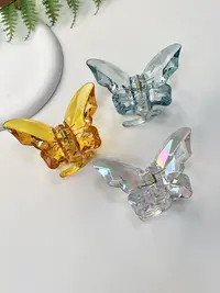 【木木好礼】水晶蝴蝶抓夹超仙发夹多样新发一
