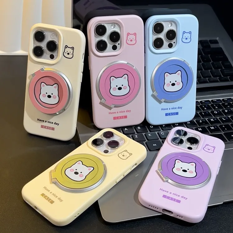 西高地头像适用苹果16promax手机壳iPhone14promax仿液态新款13