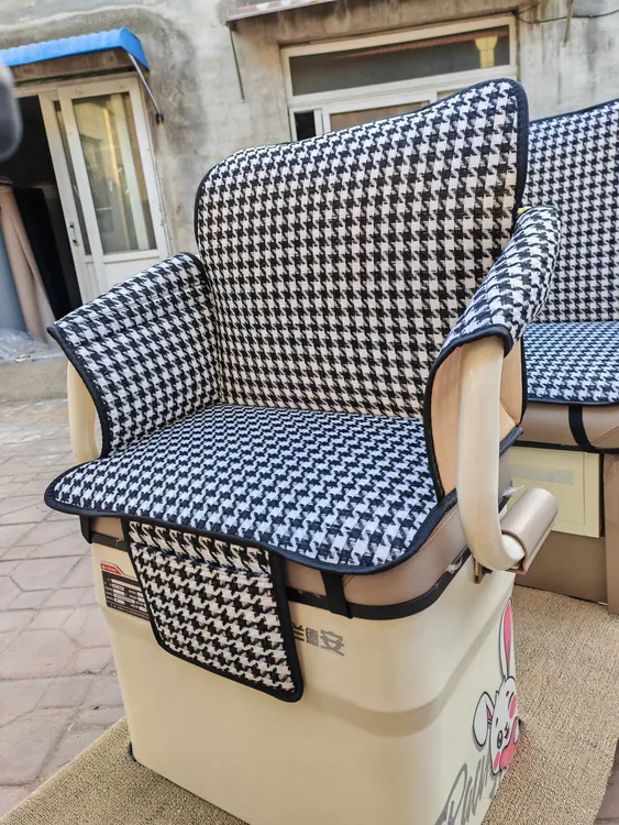 电动三轮车防漏坐垫围挡休闲三轮车座套垫电三轮车坐垫套