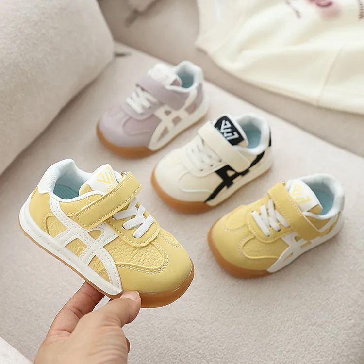 春秋学步鞋女清爽百搭时尚宝宝运动板鞋1-3岁女童学步鞋男宝宝鞋