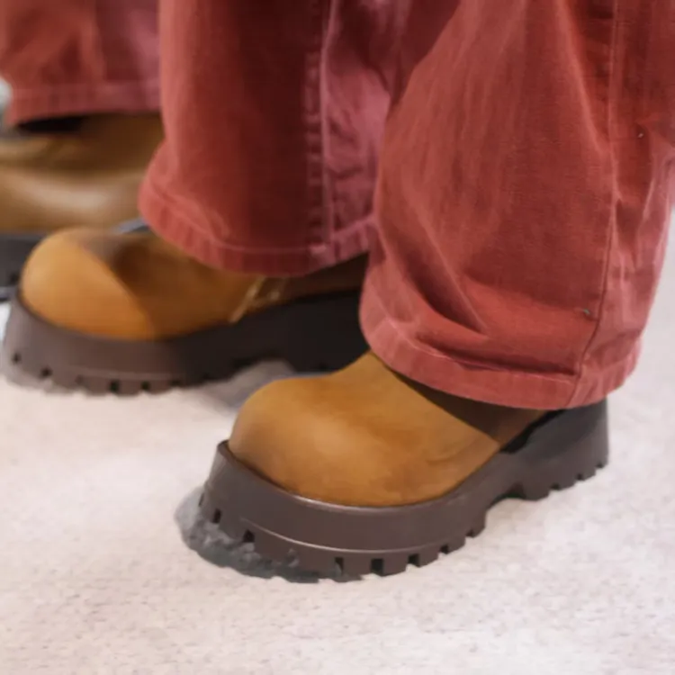 6098-1玛拉沁夏季女士米奇防水秋季马丁百搭凉鞋女款百搭小众鞋子