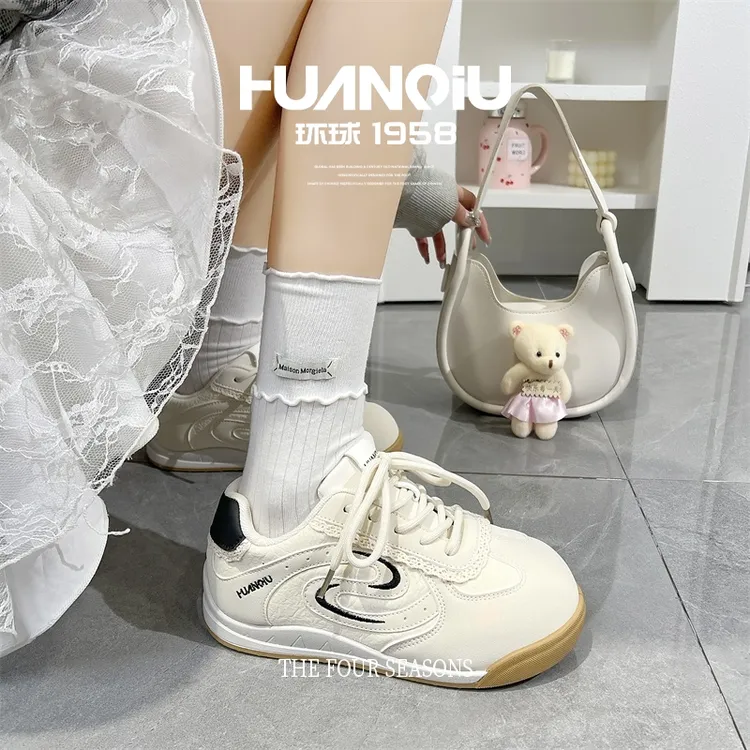 环球爆款百搭德训鞋女款2025秋季新款校园风轻便耐磨鞋开学季板鞋