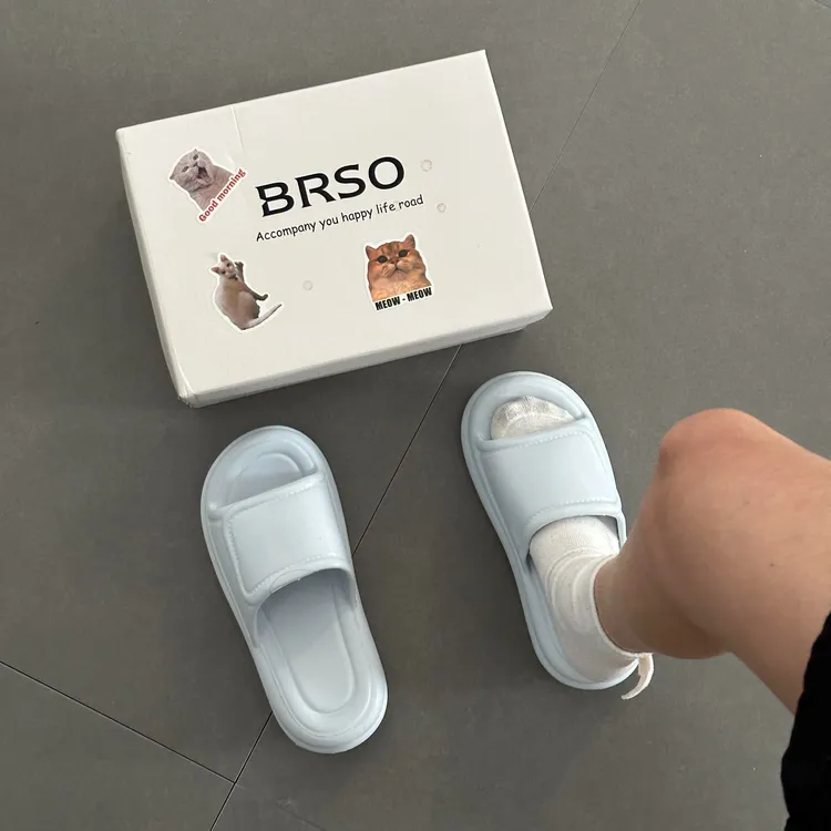 【BRSO拖鞋】原版厚底增高一字拖鞋女2025年夏季新款外穿舒适拖鞋