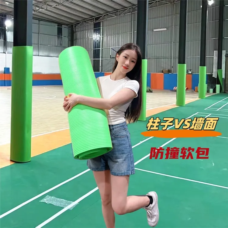 柱子防撞软包圆柱形包裹车库立柱水泥墙边护角贴室外幼儿园防撞条