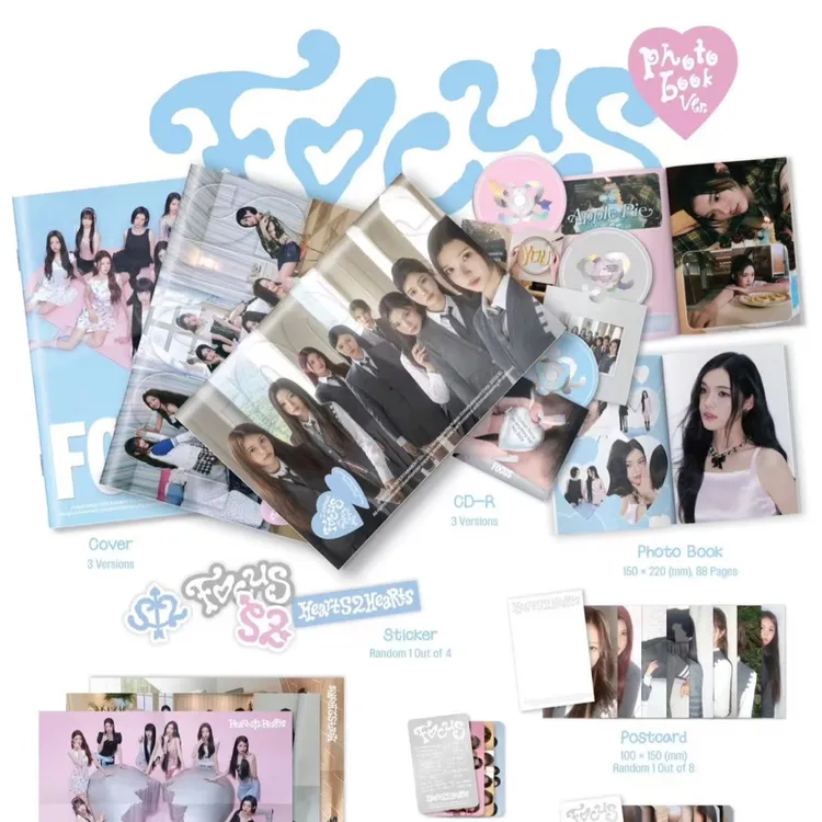 【现货】hearts2hearts 心妹 h2h focus mini1 专辑smini全新未拆