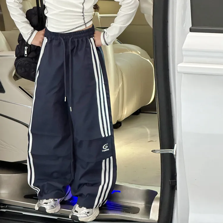 女童秋装裤子2025新款时尚百搭宽松潮流休闲裤12岁15初中生长裤