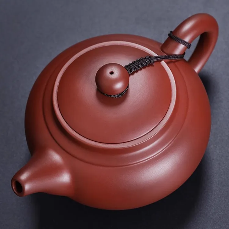 复古原矿紫砂壶特大号防烫一壶两杯家用办公功夫茶具泡茶器大红袍
