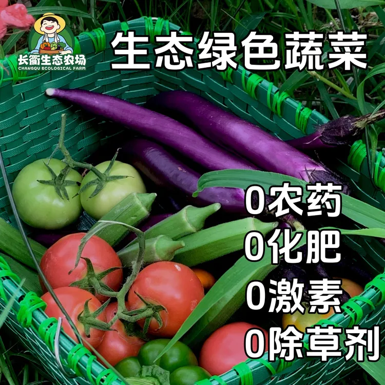 [长衢生态农场 ]无农药化肥绿色蔬菜新鲜直发