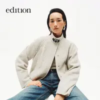 【商场同款】edition2025冬季新款小香风粗花呢短外套#EBE4COT047