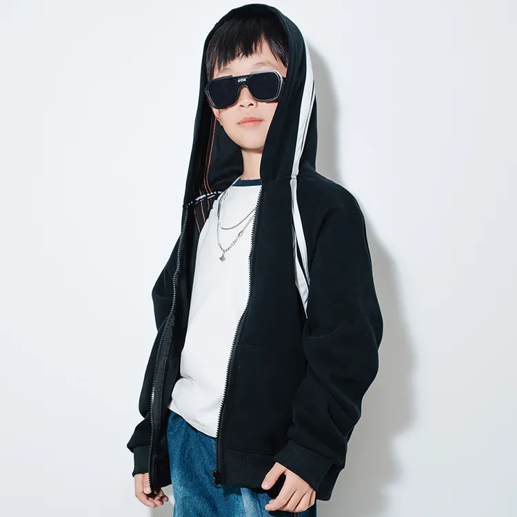 男童外套童装潮牌2025新款儿童帅气休闲中大童春秋装运动卫衣上衣