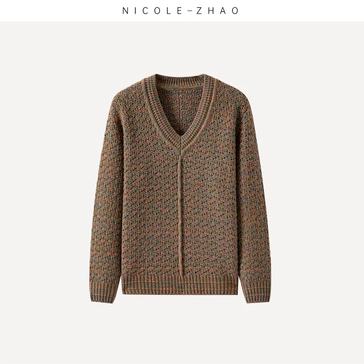 DK2398【贵姐NICOLE】高端经典设计师款气质百搭休闲针织开衫毛衣