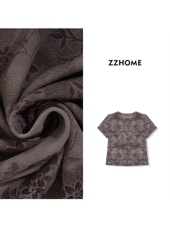 ZOZO HOME ｜细节聚焦炒色冷悬垂碎花T恤q171393p
