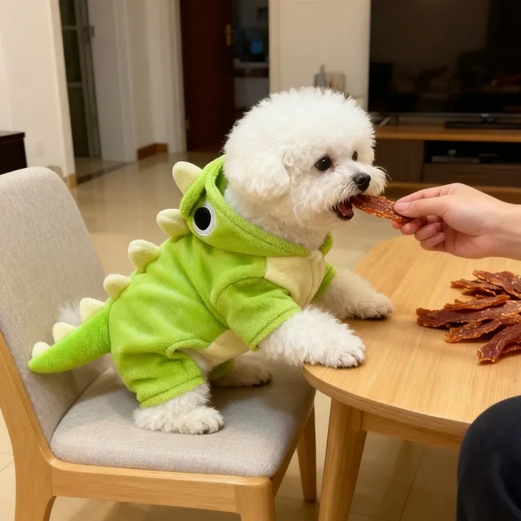 狗狗衣服秋冬新款可爱变身恐龙装小型犬泰迪比熊博美保暖搞怪四脚