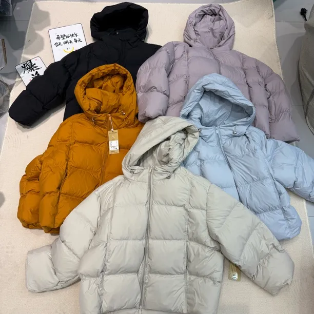 【爆款小暖炉】进口匈牙利90白鸭绒连帽羽绒服9010