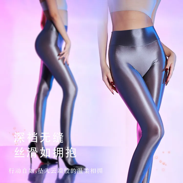 连裤袜光泽舍宾80d裆加厚紧身」无缝吻打底裤「油亮阿波罗诉性感