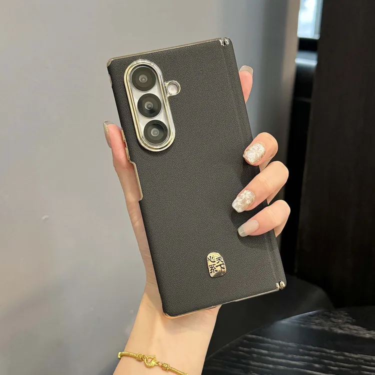 【新款双中轴保护】适用三星Fold7手机壳高档zfold7心系天下标后壳