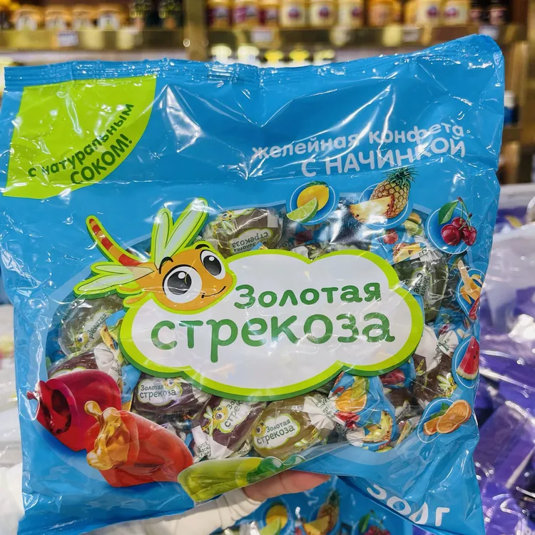 俄罗斯水果混合软糖喜糖年货休闲零食