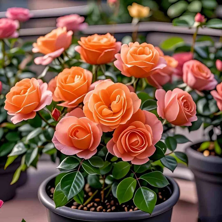 月季花苗果汁阳台盆栽花浓香型四季开花易活室内花卉易活玫瑰庭院