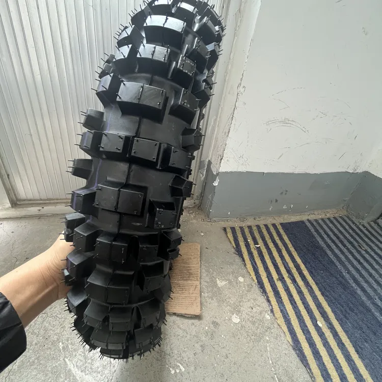 摩托车轮胎100/90-19高齿越野大花防滑内外胎100 90 19越野轮胎