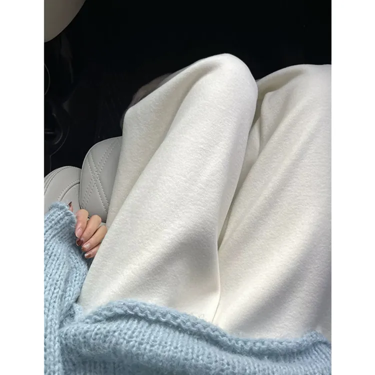 孕妇糯米裤加绒加厚直筒拖地裤